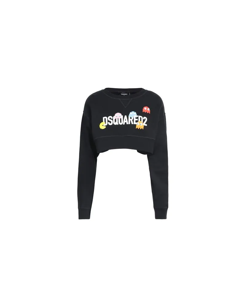 Dsquared2 TOPS - Sweatshirtsauf YOOX.COM Schwarz