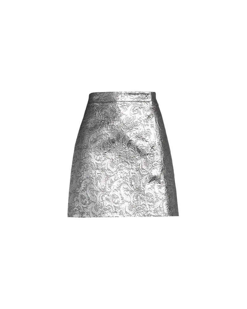 MSGM HOSEN & RÖCKE - Miniröckeauf YOOX.COM Silber