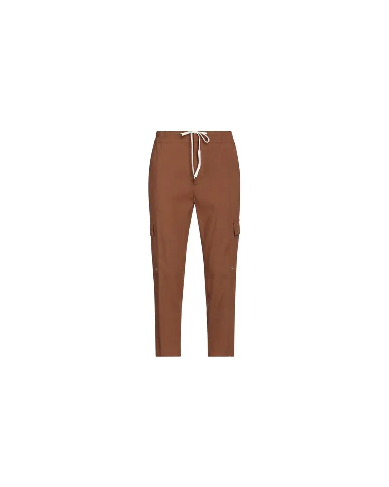 Paolo Pecora Milano HOSEN & RÖCKE - Hosenauf YOOX.COM Braun