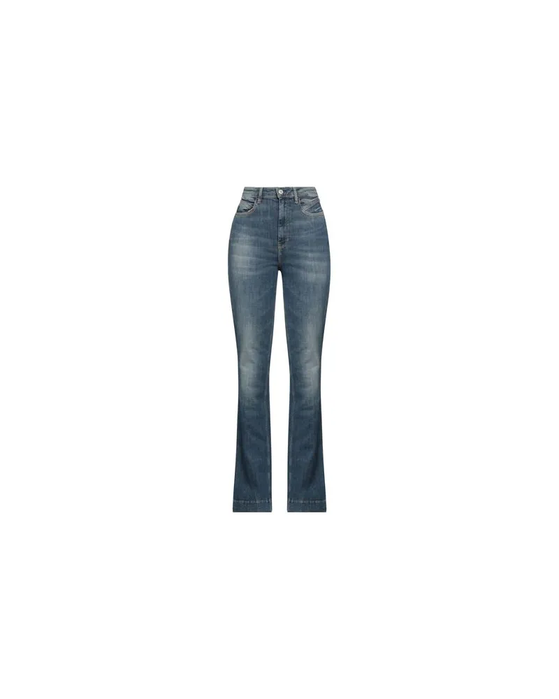 Guess HOSEN & RÖCKE - Jeanshosenauf YOOX.COM Blau