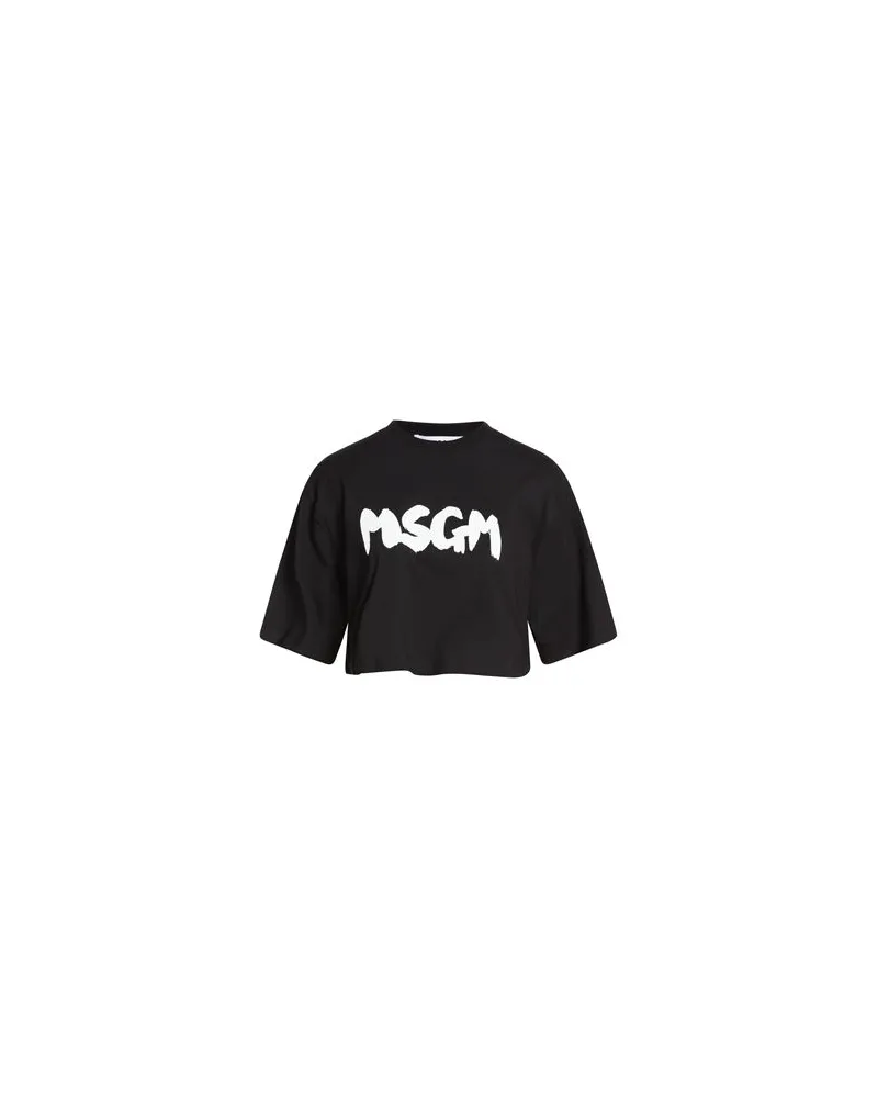 MSGM TOPS - T-shirtsauf YOOX.COM Schwarz