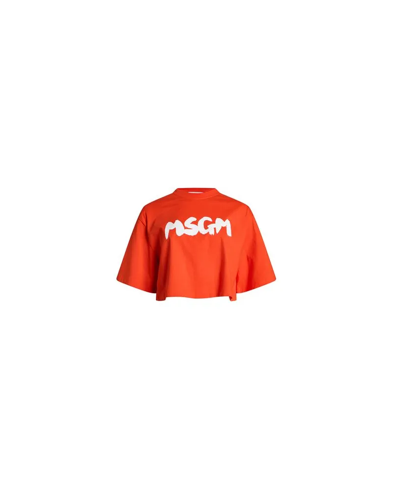 MSGM TOPS - T-shirtsauf YOOX.COM Tomatenrot
