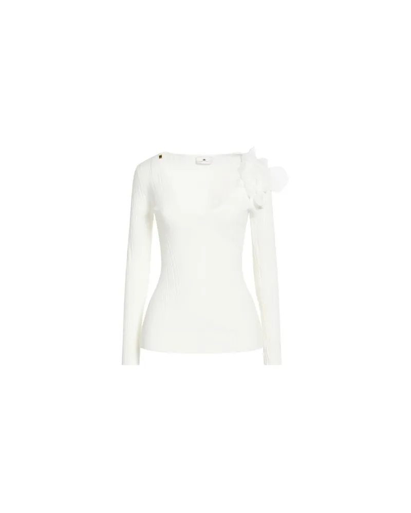 Elisabetta Franchi STRICKWAREN - Pulloverauf YOOX.COM Weiß