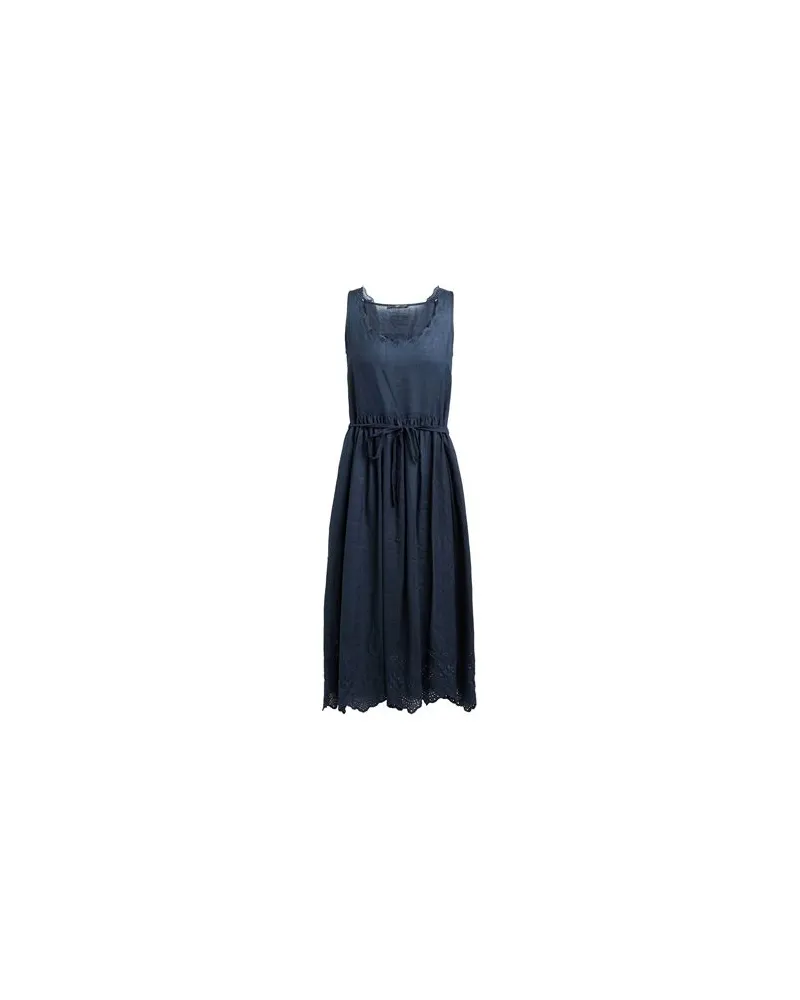 HIGH USE - KLEIDER - Midi-Kleiderauf YOOX.COM Marineblau