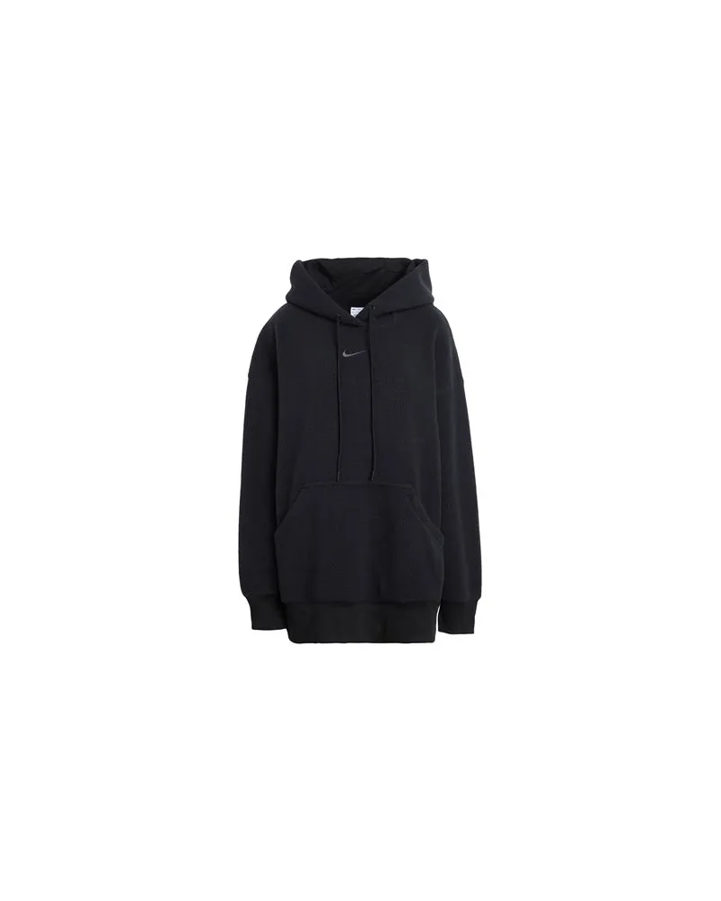 Nike W NSW PLSH PO HOODIE  - TOPS - Sweatshirtsauf YOOX.COM Schwarz