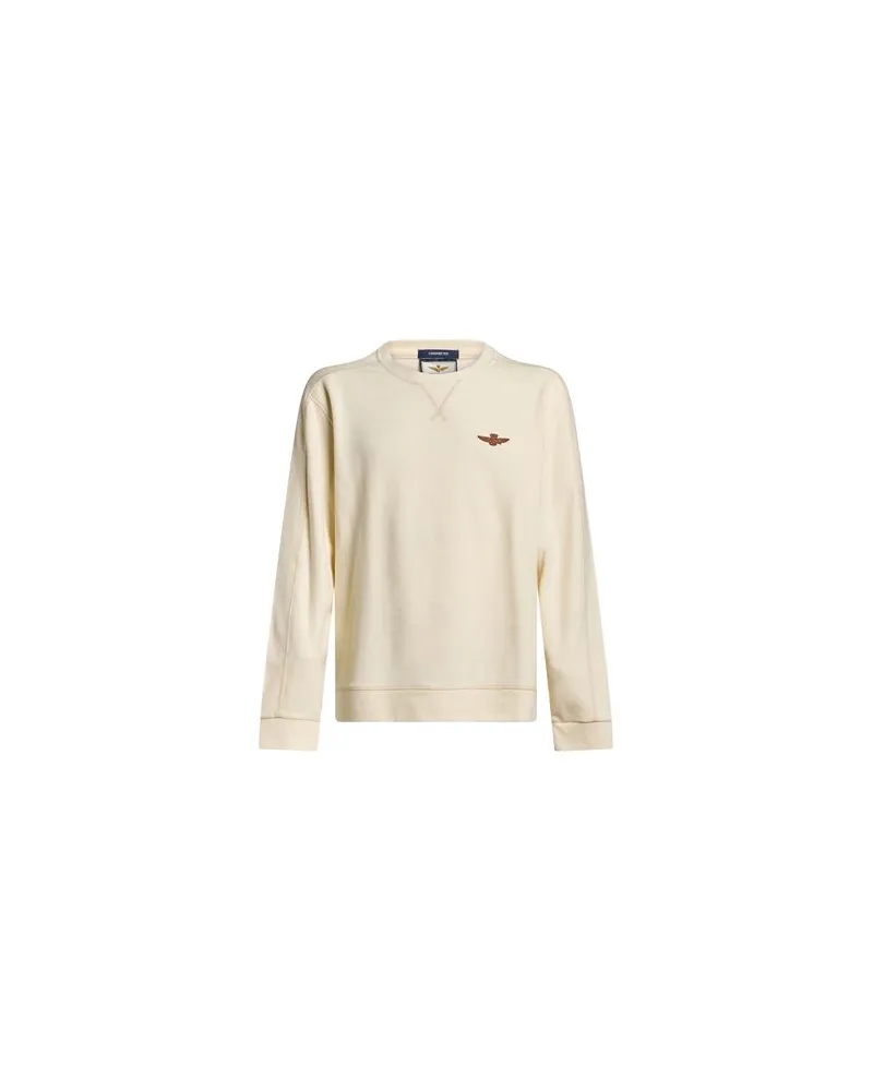 Aeronautica Militare STRICKWAREN - Pulloverauf YOOX.COM Cremeweiß