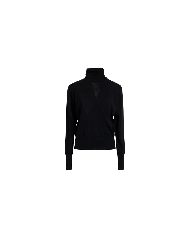 Elisabetta Franchi STRICKWAREN - Rollkragenpulloverauf YOOX.COM Schwarz