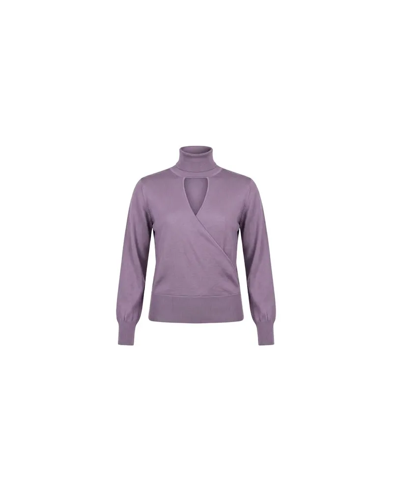 Elisabetta Franchi STRICKWAREN - Rollkragenpulloverauf YOOX.COM Violett