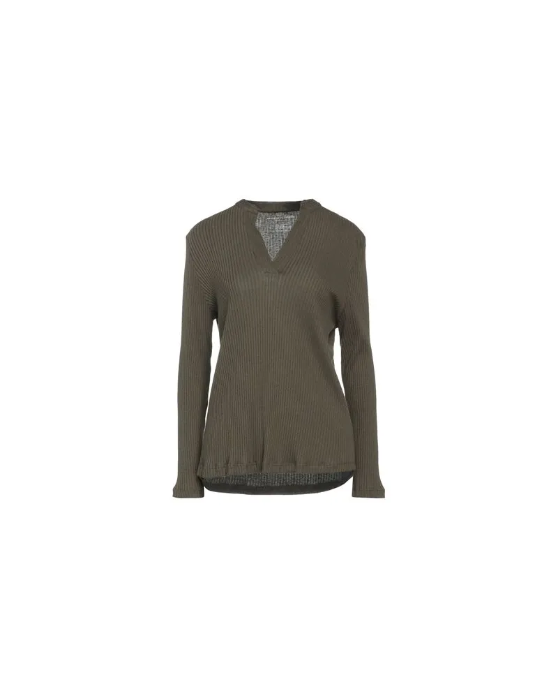 Majestic STRICKWAREN - Pulloverauf YOOX.COM Militärgrün