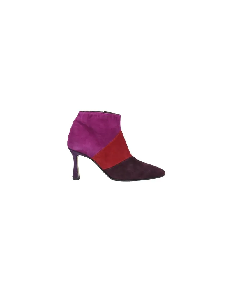L'ARIANNA SCHUHE - Stiefelettenauf YOOX.COM Pflaume