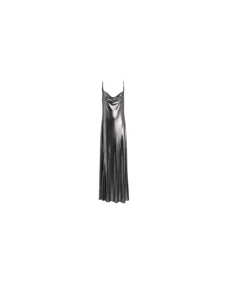 Twenty Four Haitch KLEIDER - Maxi-Kleiderauf YOOX.COM Blei