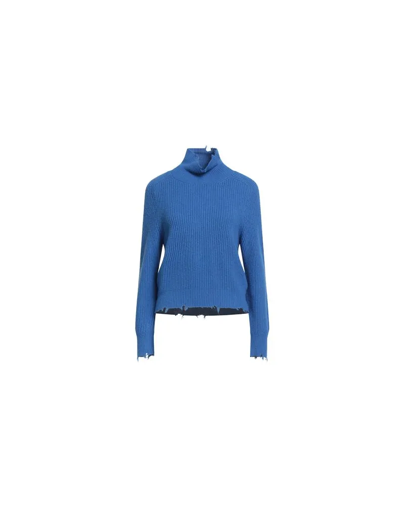 Mauro Grifoni STRICKWAREN - Rollkragenpulloverauf YOOX.COM Blau