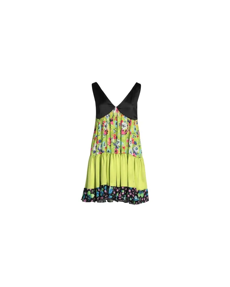 MSGM KLEIDER - Mini-Kleiderauf YOOX.COM Limettengrün