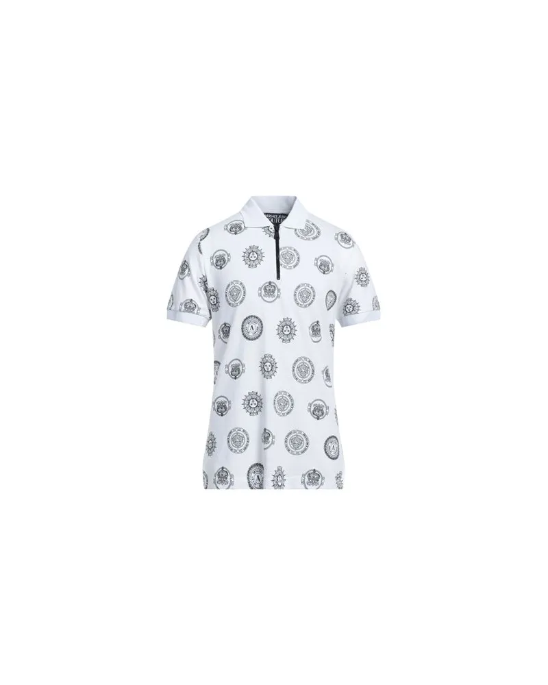 Versace Jeans TOPS - Poloshirtsauf YOOX.COM Weiß