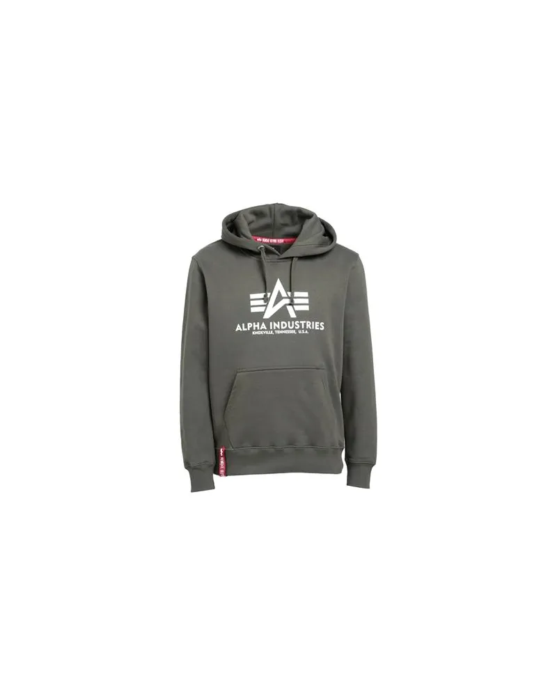 Alpha Industries TOPS - Sweatshirtsauf YOOX.COM Militärgrün