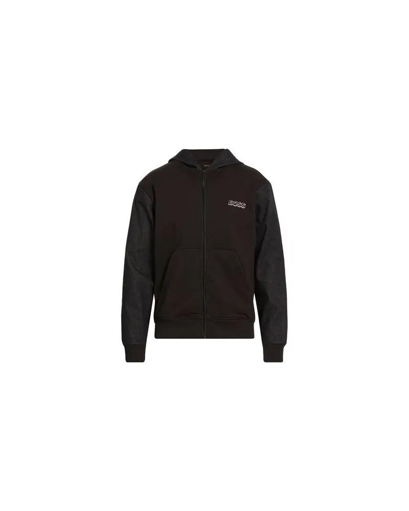 HUGO BOSS TOPS - Sweatshirtsauf YOOX.COM Schwarz