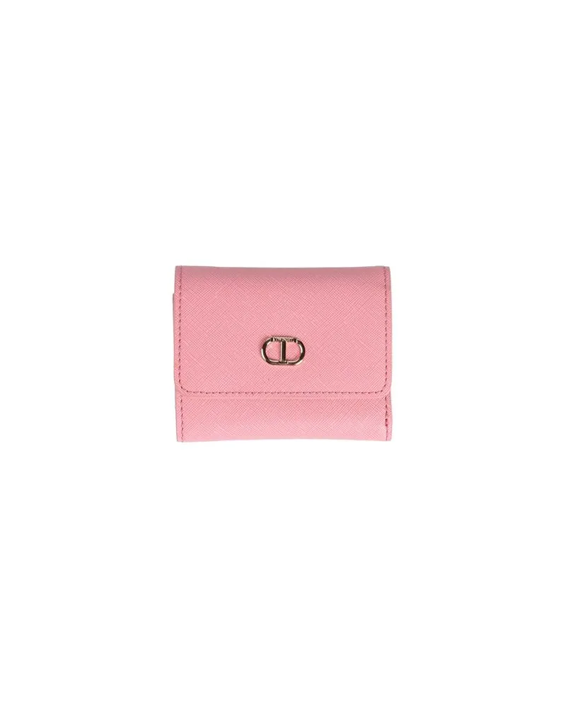 Twin-Set Kleinlederwaren - Brieftaschenauf YOOX.COM Rosa