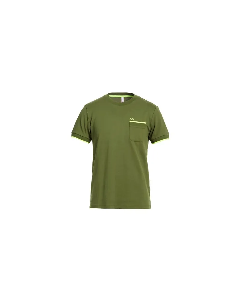 Sun68 TOPS - T-shirtsauf YOOX.COM Militärgrün
