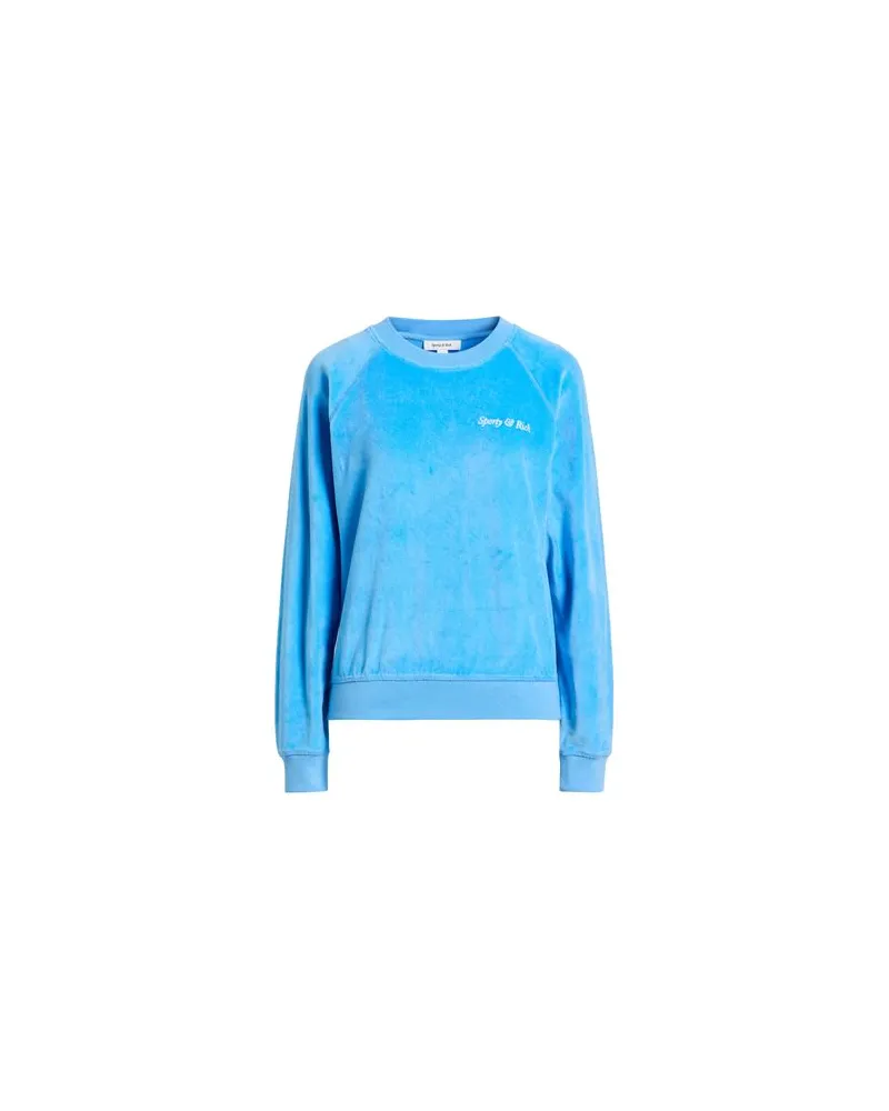 SPORTY & RICH TOPS - Sweatshirtsauf YOOX.COM Azurblau