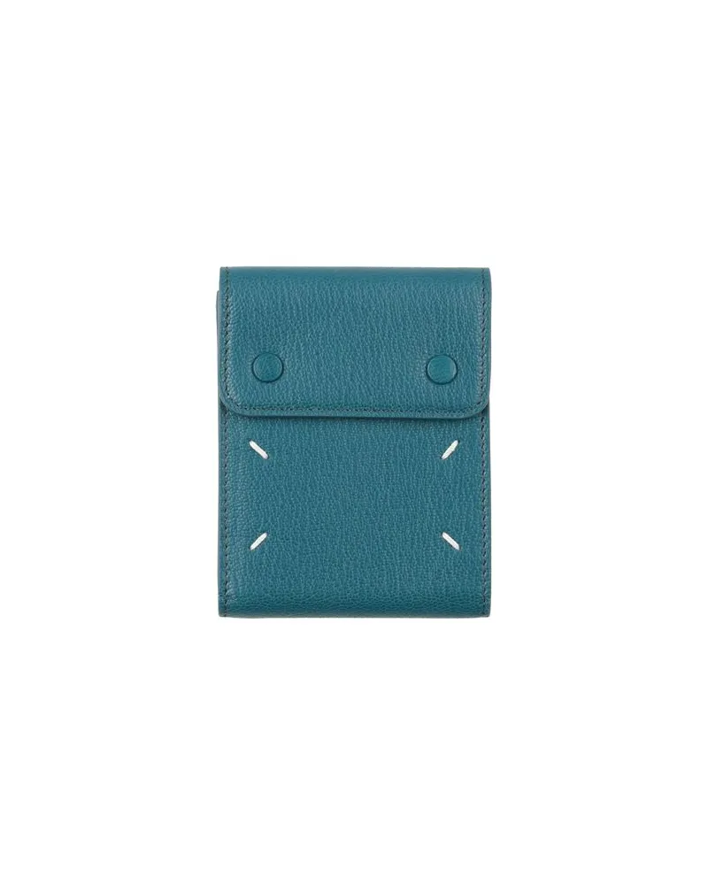 Maison Margiela Kleinlederwaren - Brieftaschenauf YOOX.COM Aquamarin