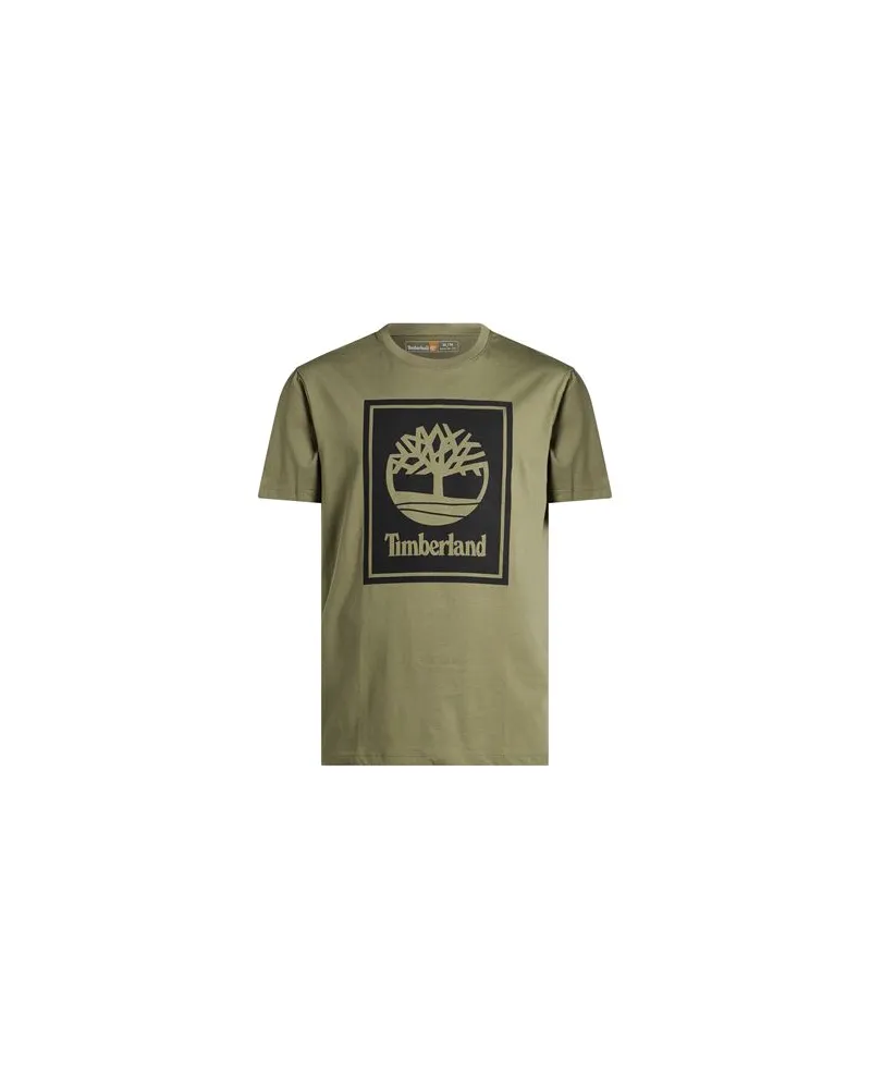 Timberland TOPS - T-shirtsauf YOOX.COM Militärgrün