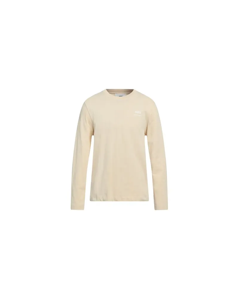 AMI Paris TOPS - T-shirtsauf YOOX.COM Beige