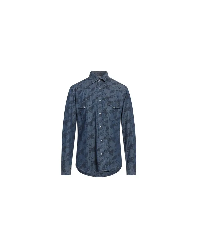 Tintoria Mattei TOPS - Jeanshemdenauf YOOX.COM Blau