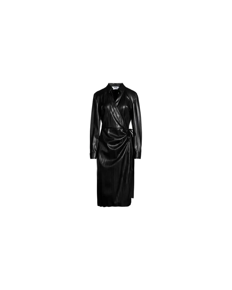 MSGM KLEIDER - Midi-Kleiderauf YOOX.COM Schwarz