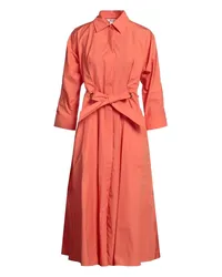 Max Mara Midi-Kleid Lachs