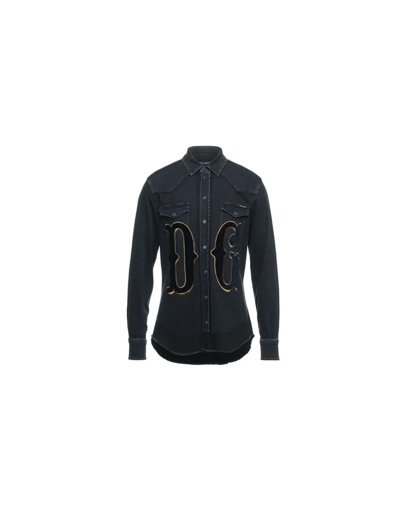 Dolce & Gabbana TOPS - Jeanshemdenauf YOOX.COM Blau