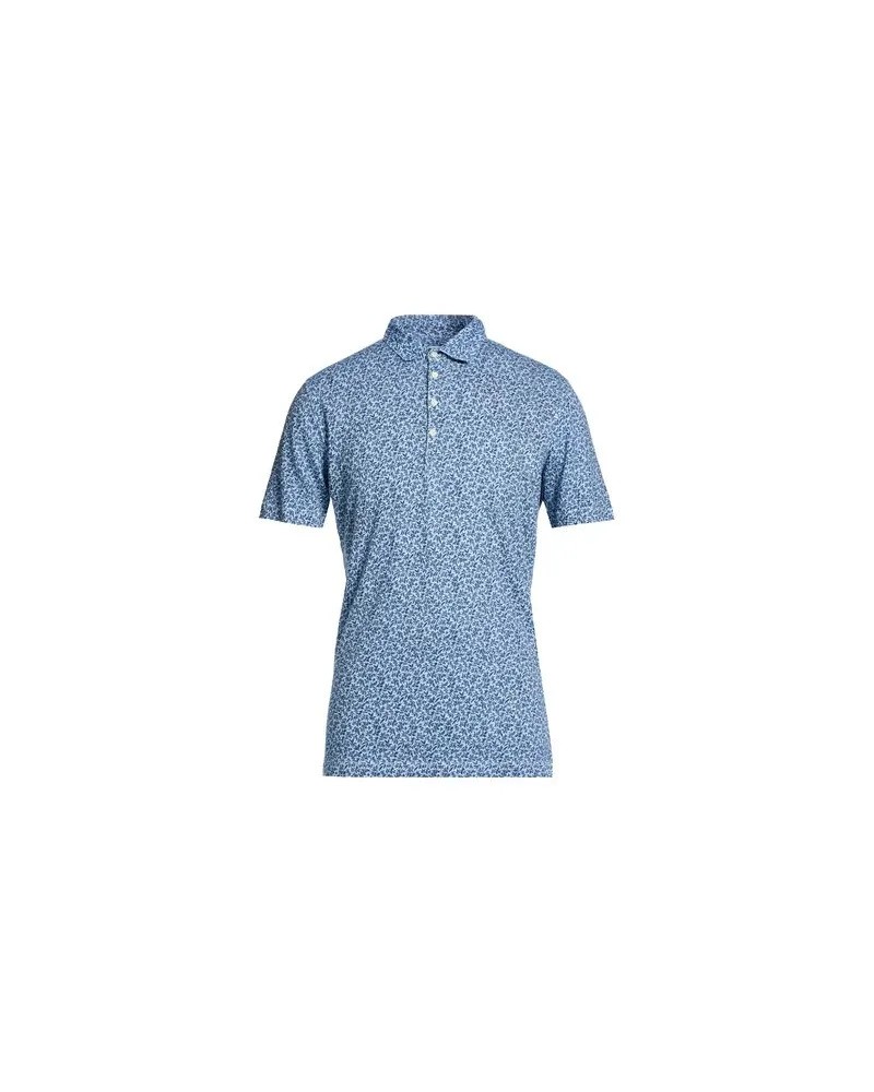 120% Lino TOPS - Poloshirtsauf YOOX.COM Blau