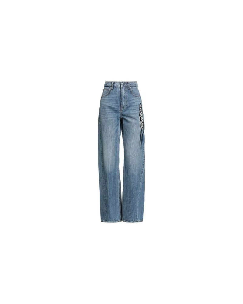 Alexander Wang HOSEN & RÖCKE - Jeanshosenauf YOOX.COM Blau