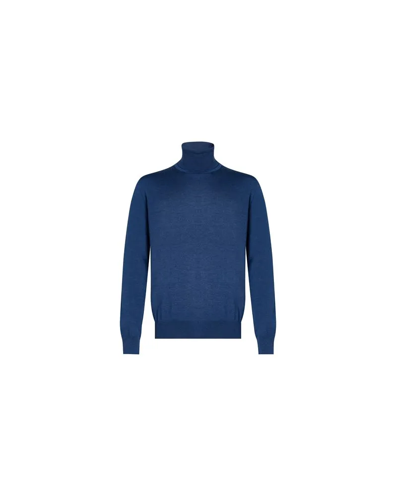 Fay STRICKWAREN - Rollkragenpulloverauf YOOX.COM Taubenblau