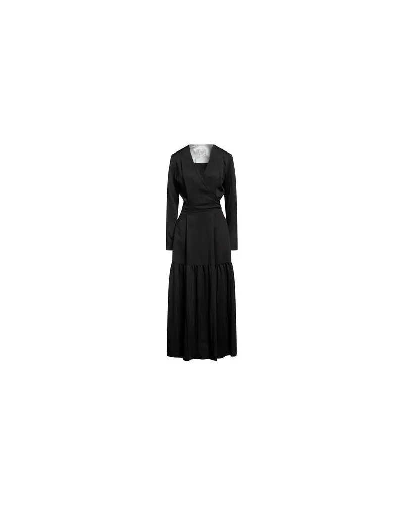 ALYSI KLEIDER - Maxi-Kleiderauf YOOX.COM Schwarz