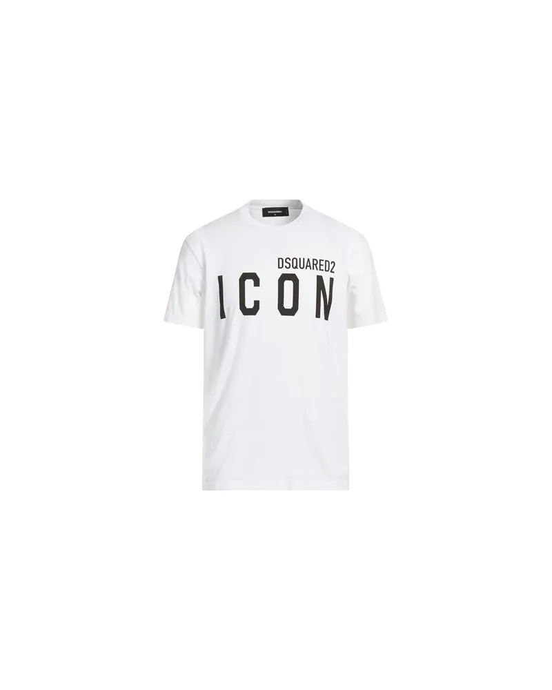 Dsquared2 ICON - TOPS - T-shirtsauf YOOX.COM Weiß