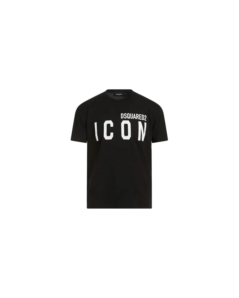 Dsquared2 ICON - TOPS - T-shirtsauf YOOX.COM Schwarz
