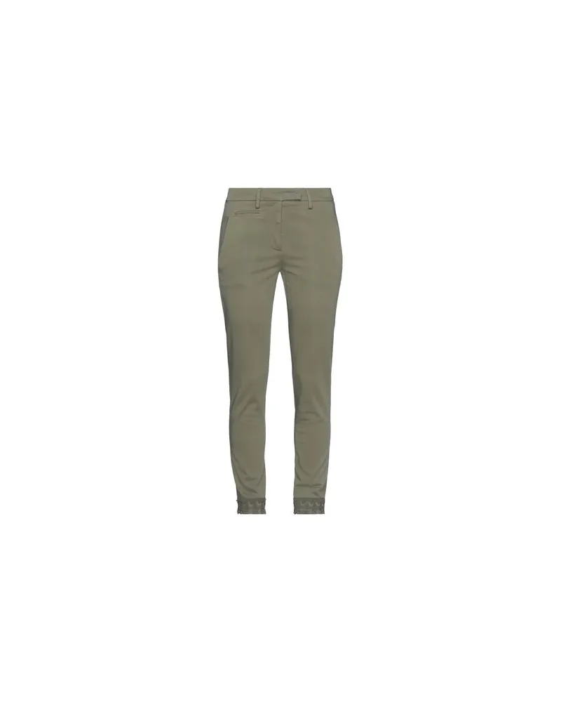 Dondup HOSEN & RÖCKE - Hosenauf YOOX.COM Militärgrün