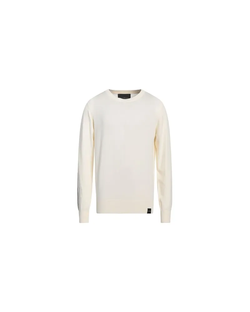 John Richmond STRICKWAREN - Pulloverauf YOOX.COM Cremeweiß