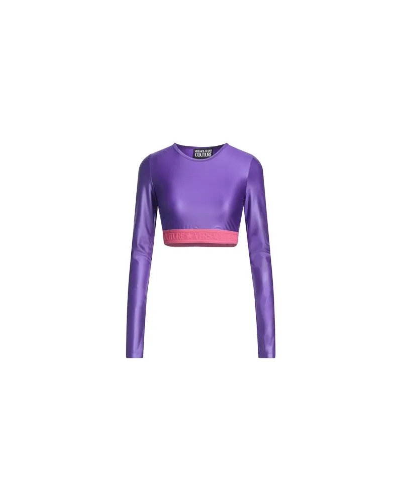 Versace Jeans TOPS - T-shirtsauf YOOX.COM Violett