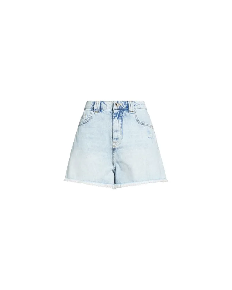Patrizia Pepe HOSEN & RÖCKE - Jeansshortsauf YOOX.COM Blau