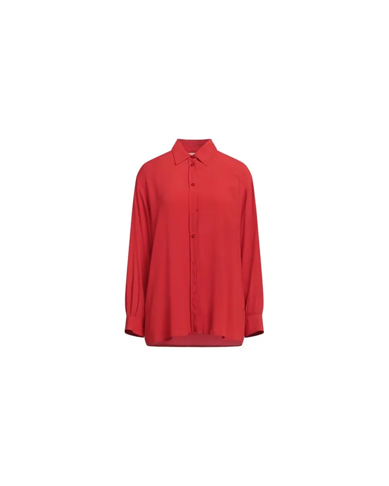 Semicouture TOPS - Hemdenauf YOOX.COM Rot