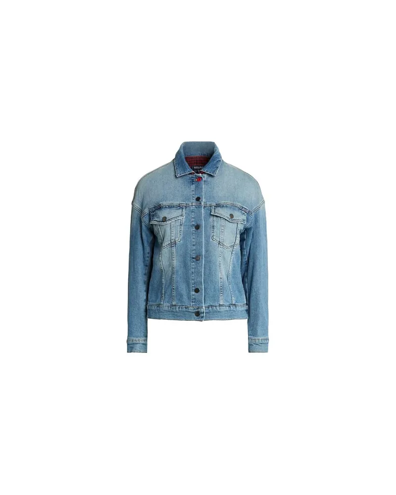Woolrich JACKEN & MÄNTEL - Jeansjacken/Mäntelauf YOOX.COM Blau