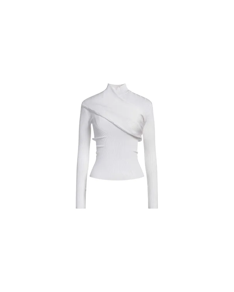 Thierry Mugler STRICKWAREN - Rollkragenpulloverauf YOOX.COM Weiß