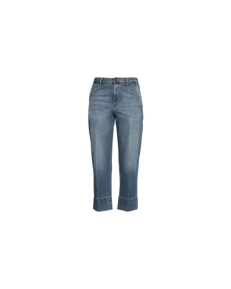 PT TORINO HOSEN & RÖCKE - Jeanshosenauf YOOX.COM Blau