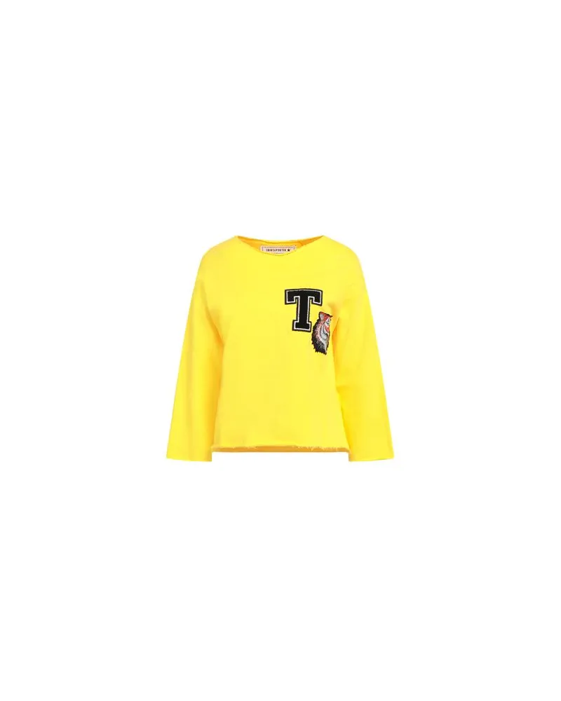 SHIRTAPORTER TOPS - Sweatshirtsauf YOOX.COM Gelb