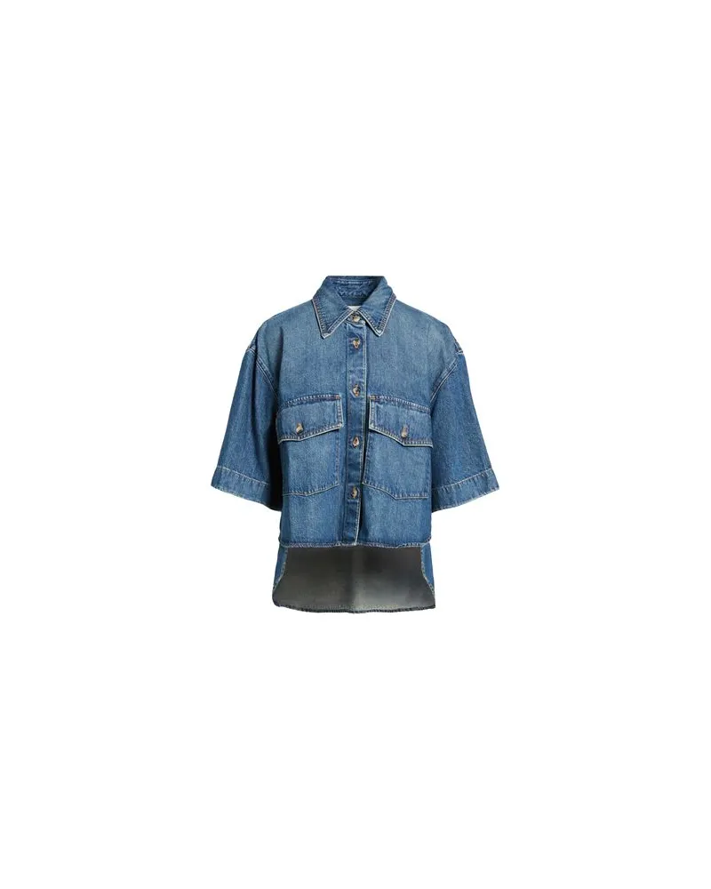 KHAITE TOPS - Jeanshemdenauf YOOX.COM Blau