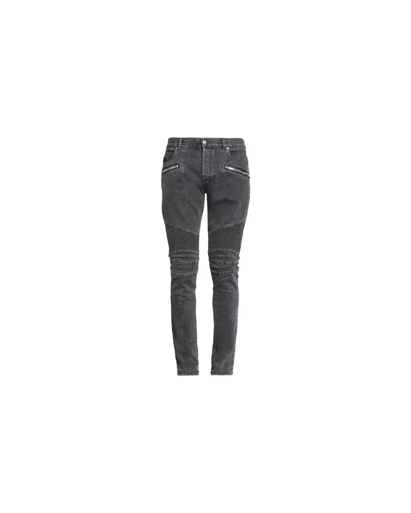 Balmain HOSEN & RÖCKE - Jeanshosenauf YOOX.COM Schwarz