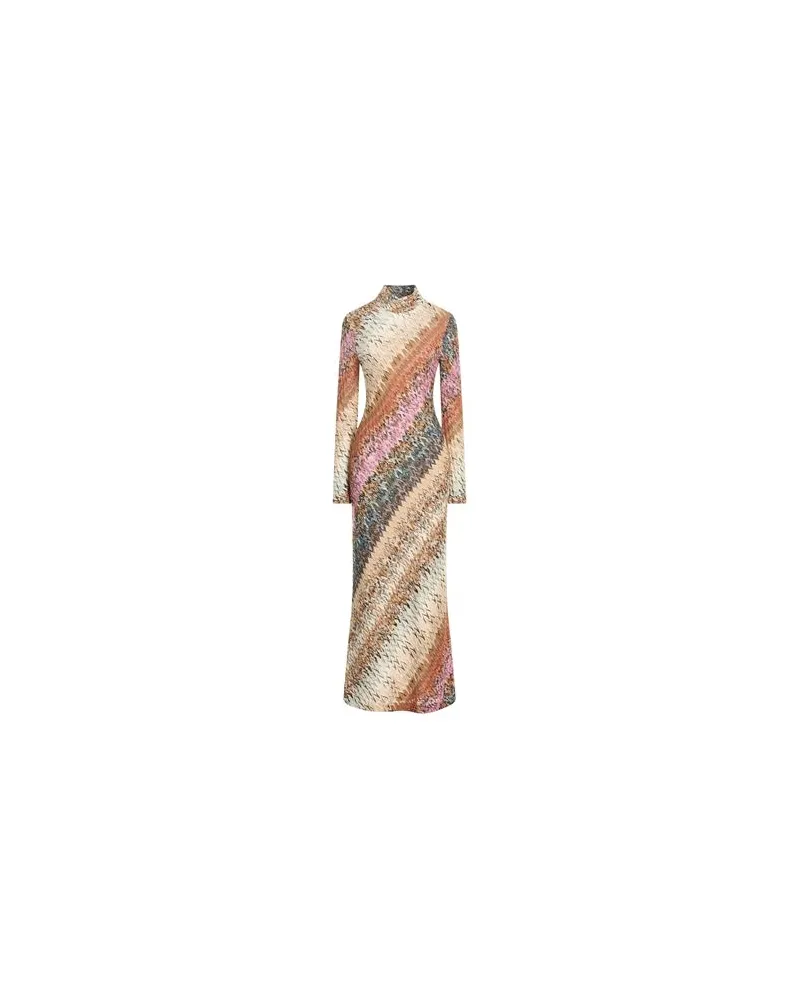 Missoni KLEIDER - Maxi-Kleiderauf YOOX.COM Braun