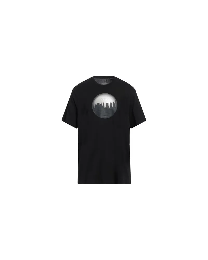 Armani Exchange TOPS - T-shirtsauf YOOX.COM Schwarz