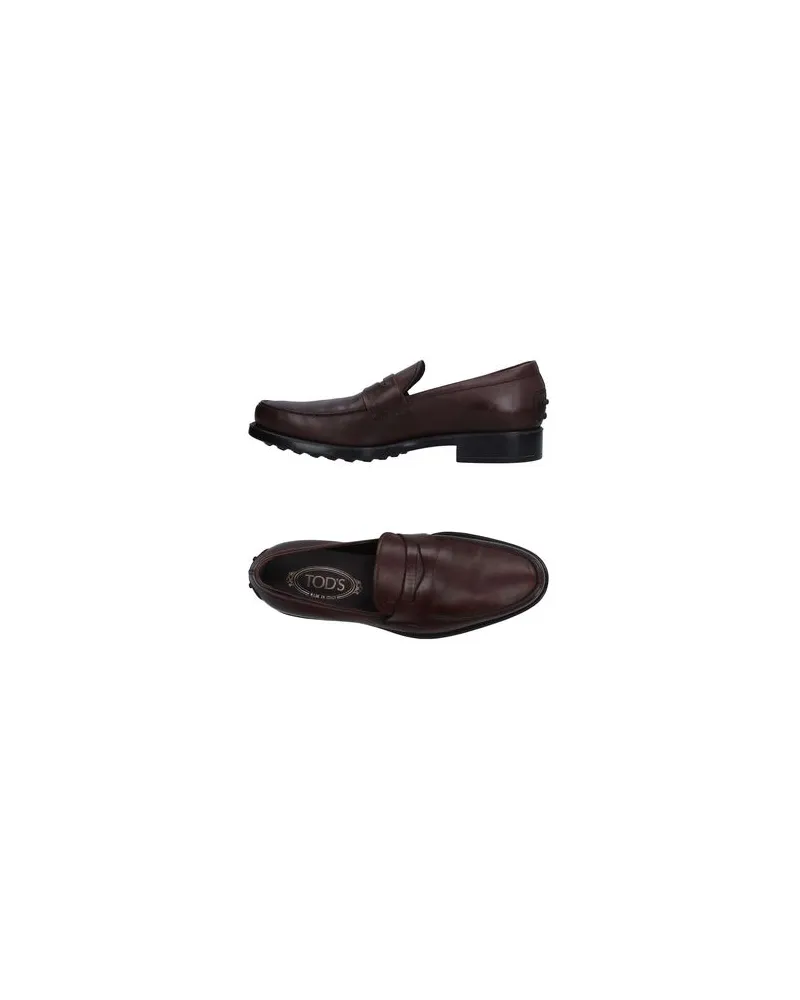 TOD'S SCHUHE - Mokassinsauf YOOX.COM Dunkelbraun